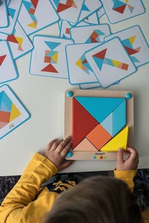 Drewniana układanka Tangram Essentiel, Janod