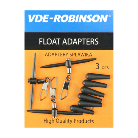 Adaptery do montażu spławika VDE-Robinson, 3szt(opak.zb.10) VDR Team 67-AD-001