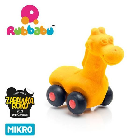 Rubbabu Zestaw 8 sensorycznych zwierzątek - pojazdów mikro (opakowanie zbiorcze 8 szt.)