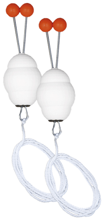 SYGNALIZATOR BRAŃ PODWIESZANY STYROPIAN KOLOR RURKA 25cm DUŻY OP.10SZT KONGER SC-ZNF 940000033