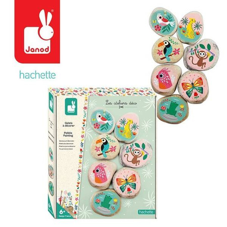 Zestaw kreatywny Kamienie do ozdabiania 6+, Janod