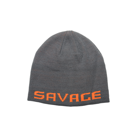 LOGO BEANIE ONE SIZE ROCK GREY/ORANGE Savage Gear (73738)