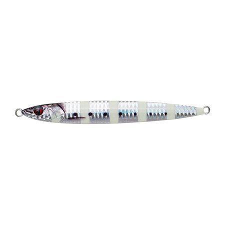 3D SLIM JIG MINNOW 17CM 150G FAST SINKING ZEBRA GLOW PHP Savage Gear (74452)