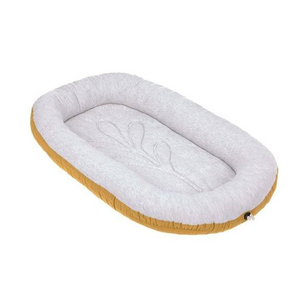 Lassig Kokon niemowlęcy dwustronny Cozy Home Baby Nest musztardowy