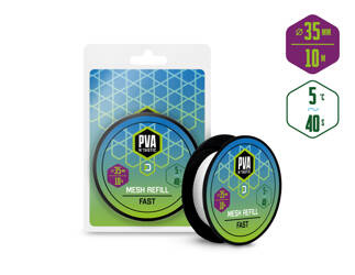 Zapasowa siatka Delphin PVA n'tastic /10m szeroka-35mm/szybko rozpuszczalna Delphin (101003067)