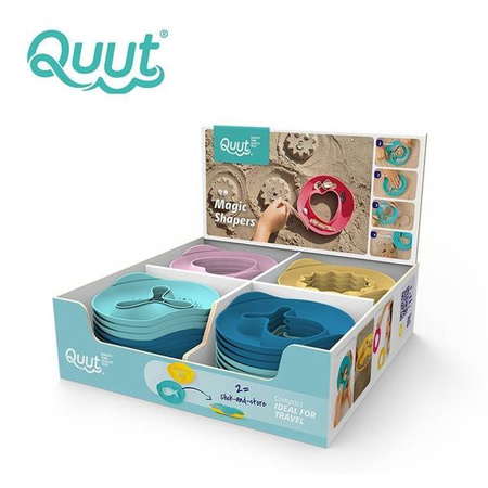 QUUT Foremki wielofunkcyjne Magic Shapers, opakowanie zbiorcze 24 sztuki, mix rodzajów i kolorów