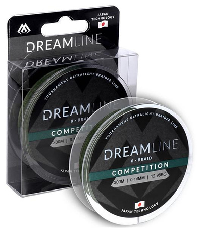 PLECIONKA DREAMLINE GREEN 0.18mm\18.32kg\300m - op. 1szp. ZDL000G-300-018