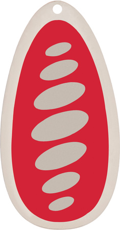 BŁYSTKA OBROTOWA - MONSTER SPINNER nr 5 - SILVER RED - op.1szt. MIKADO PMB-MS-5-SR