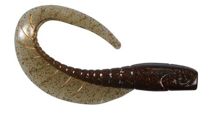Twister MAGGOT 2,5"/6,5cm 15szt./bag GREEN red glitter DRAGON CHE-MG25S-33-003