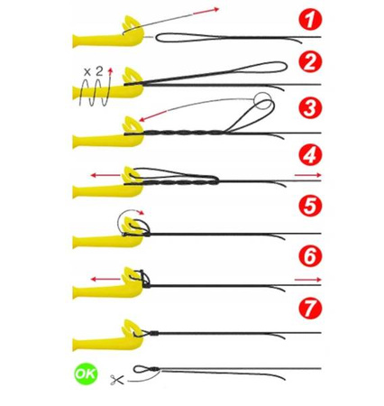 (R) PRZYRZĄD DO WIAZANIA PĘTLI, EASY LOOP - 1szt. MIKADO AIX-0035-1