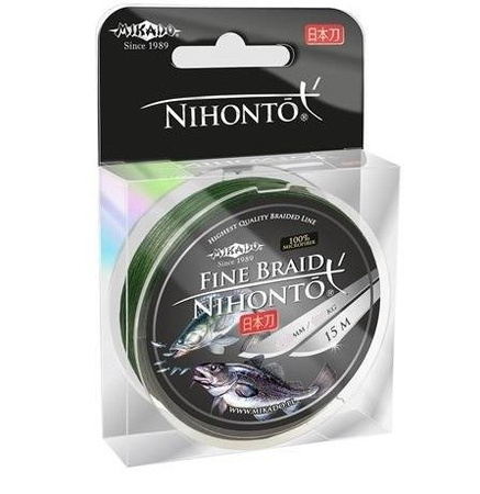 PLECIONKA NIHONTO FINE BRAID 028 GREEN 15M MIKADO Z21G-028