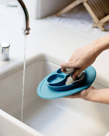 EZPZ Silikonowa myjka czyścik do naczyń bez bakterii szary