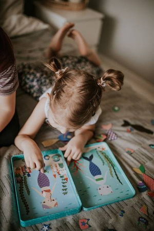 Mudpuppy Magnetyczne postacie Kotko-syrenka 4+