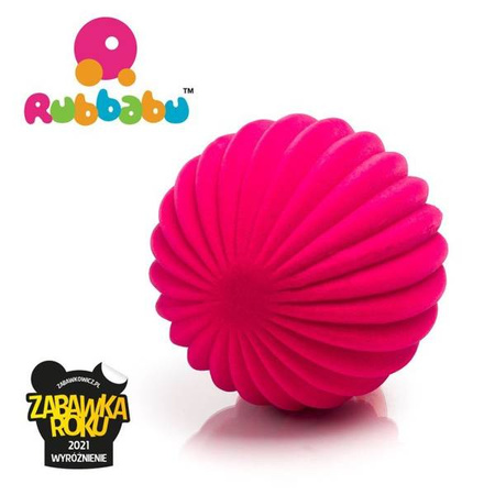 Rubbabu Zestaw 6 sensorycznych piłek z delikatną fakturą (opakowanie zbiorcze 6 szt.)