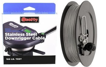 Stalowa linka trollingowa 2401K SCOTTY 2401K 300 FT / 91 m 180 LB    DRAGON KSP-2401K