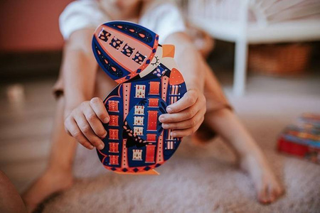 Zestaw kreatywny Papierowa przeplatanka Zabawne zwierzaki 5+, Janod