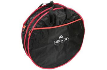 POKROWIEC NA SIATKI - 2 KOMORY  (CZARNY/CZERWONY) (63x17cm) MIKADO UWJ-MBR2-BR