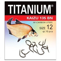 Haczyk Titanium KAIZU (10 szt.), rozm. 12 Robinson 02-P-135BN-12