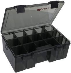 PUDEŁKO - NA PRZYNĘTY H497 (29x18.5x7cm) GŁĘBOKIE Z PRZEGRÓDKAMI - op.1szt. MIKADO UACH-H497