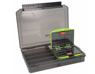 PUDEŁKO WĘDKARSKIE METHOD FEEDER COMPACT BOX H527S (24.5x19x4CM) MIKADO UACH-H527S