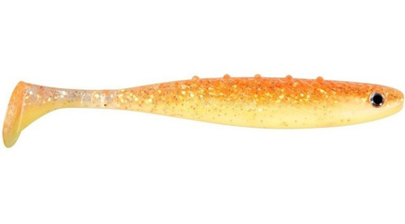 GUMA RIPPER Aggressor PRO 3"/7.5cm 4szt SUPER YELLOW/CLEAR orange glitter DRAGON CHE-AG30D-41-920