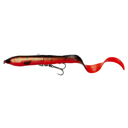 3D HARD EEL 2+1 17CM 50G SLOW SINKING RED N BLACK Savage Gear (74135)