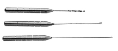 ZESTAW WIERTŁO + 2 IGŁY - ZACZEP ZAMYKANY I OTWARTY 3X1ZESTAW AC-PC178