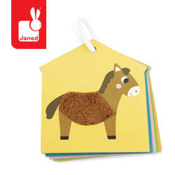 Karty sensoryczne Farma 7 elementów 12 m+, Janod