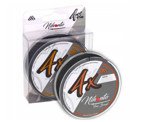 PLECIONKA NIHONTO FINE BRAID 025 BLACK 300M