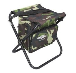 SIEDZISKO, KRZESŁO, STOŁEK SKŁADANY Z TORBĄ (CAMOUFLAGE) (max w. 100 kg) (40 x 38 x 31 cm) MIKADO IS12-81B-CA