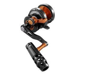 Multiplikator MAXEL Sealion 05DLH / black - orange salt water jiggin' - left hand PE3 - 400 m 1:5.8 / 15 kg / 8BB+2    DRAGON CMX-OSL05DHL