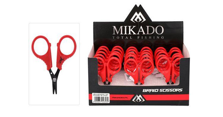 NOŻYCZKI - JAWS - DO PLECIONKI BOX - op.15szt. MIKADO AMN-102-BOX