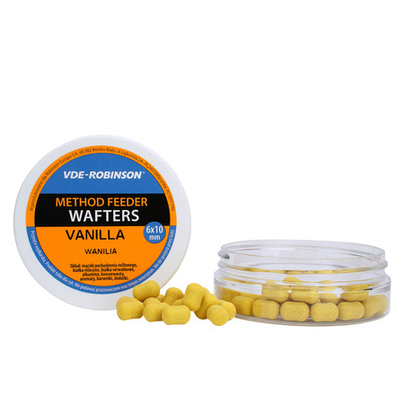 Przynęta VDE-Robinson Wafters 6x10mm, Wanilia, 15g VDR Team 62-B1-VAN