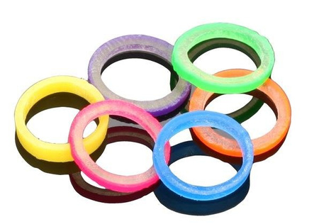 GUMKI DO PELLETU - COLOR MIX 8mm (EXTRA HEAVY) - op.50szt (CARP FINE LINE) MIKADO AMC-11-EHC-8