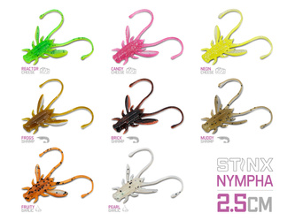 Sztuczna przynęta Delphin B! Stinx NYMPHA / 20 szt. 2.5cm / CANDY Delphin (101005773)