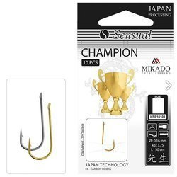 HACZYK SENSUAL - CHAMPION Nr 8 NI / 0.18mm / 70cm - torebka 10szt. MIKADO HSP10101-8N-18