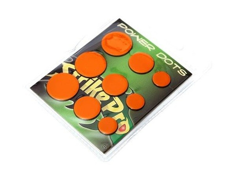 Ciężarki samoprzylepne STRIKE PRO Power Dots - XL 9 szt./bag 1-2-3 g x 3 szt. orange DRAGON TEV-AD002-ORG