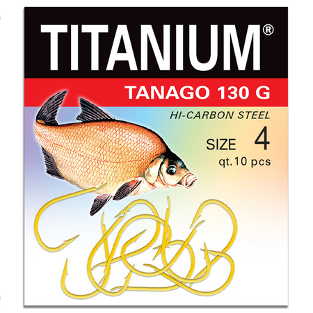 Haczyk Titanium TANAGO (10 szt.), rozm. 4 Robinson 02-P-130G-04