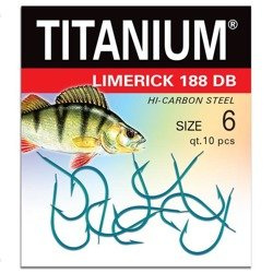 Haczyk Titanium LIMERICK (10 szt.), rozm. 6 Robinson 02-P-188DB-06