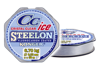 ŻYŁKA STEELON ICE CRISTAL CLEAR FLUOROCARBON COATED 0.08/50 239050008