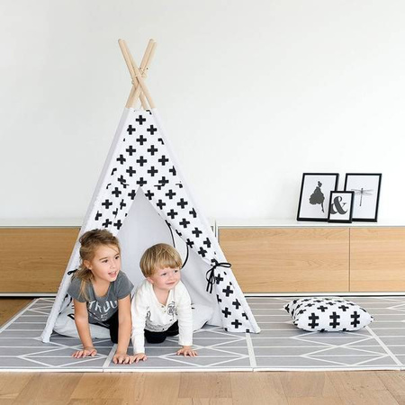 TODDLEKIND Mata do zabawy piankowa podłogowa Prettier Playmat Nordic Pebble Grey