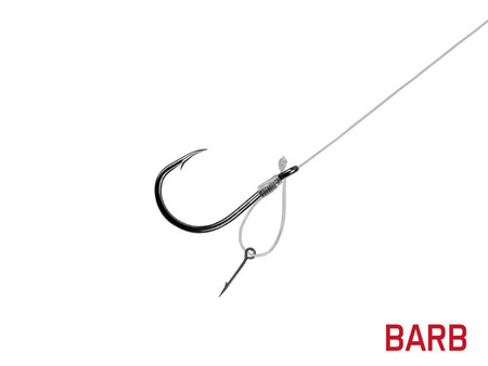 Przypon Delphin FLR D-rig / 6szt 8cm / 0,22mm / BARB #6 / Sting 7mm Delphin (101003776)