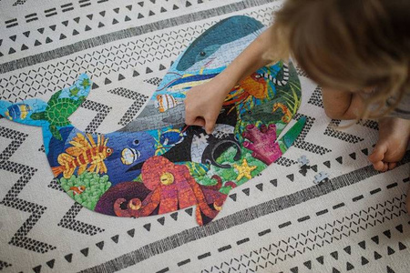 Mudpuppy Puzzle konturowe wieloryb Życie oceanu 300 elementów 7+