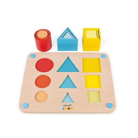 Drewniana układanka Objętości Essentiel, Janod