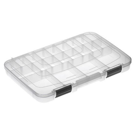 Pudełko z reg.21 przegródkami, 36,4x24,8x5cm, przezroczyste Panaro 74-Y-194