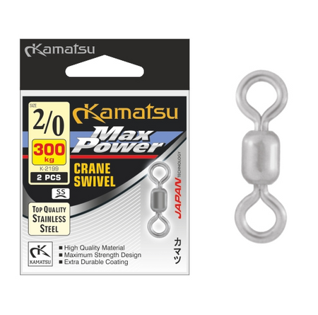 KRĘTLIK MAX POWER K-2199 2/0/300kg SS OP.2SZT KAMATSU KONGER 555119200