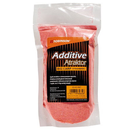 Atraktor zanętowy Robinson - Big Carp - Dojrzała Truskawka, 200g Robinson 63-AD-RST