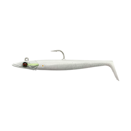 SANDEEL V2 12CM 22G SINKING WHITE PEARL SILVER 20PCS BULK Savage Gear (72573)