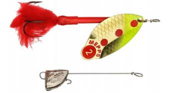 Błystka Mepps LUSOX FLUO złoty / seledynowy nr 2