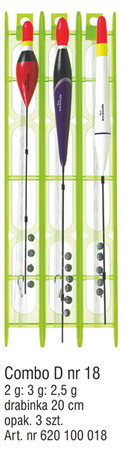 ZESTAW SPŁAWIKOWY COMBO D NR.18 OP.3SZT KONGER 620100018